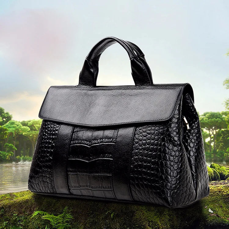 Hot Selling Fashion Genuine Leather Designer Crossbody Luxury Purse Hand crocodile Bags Women Ladies Handbags