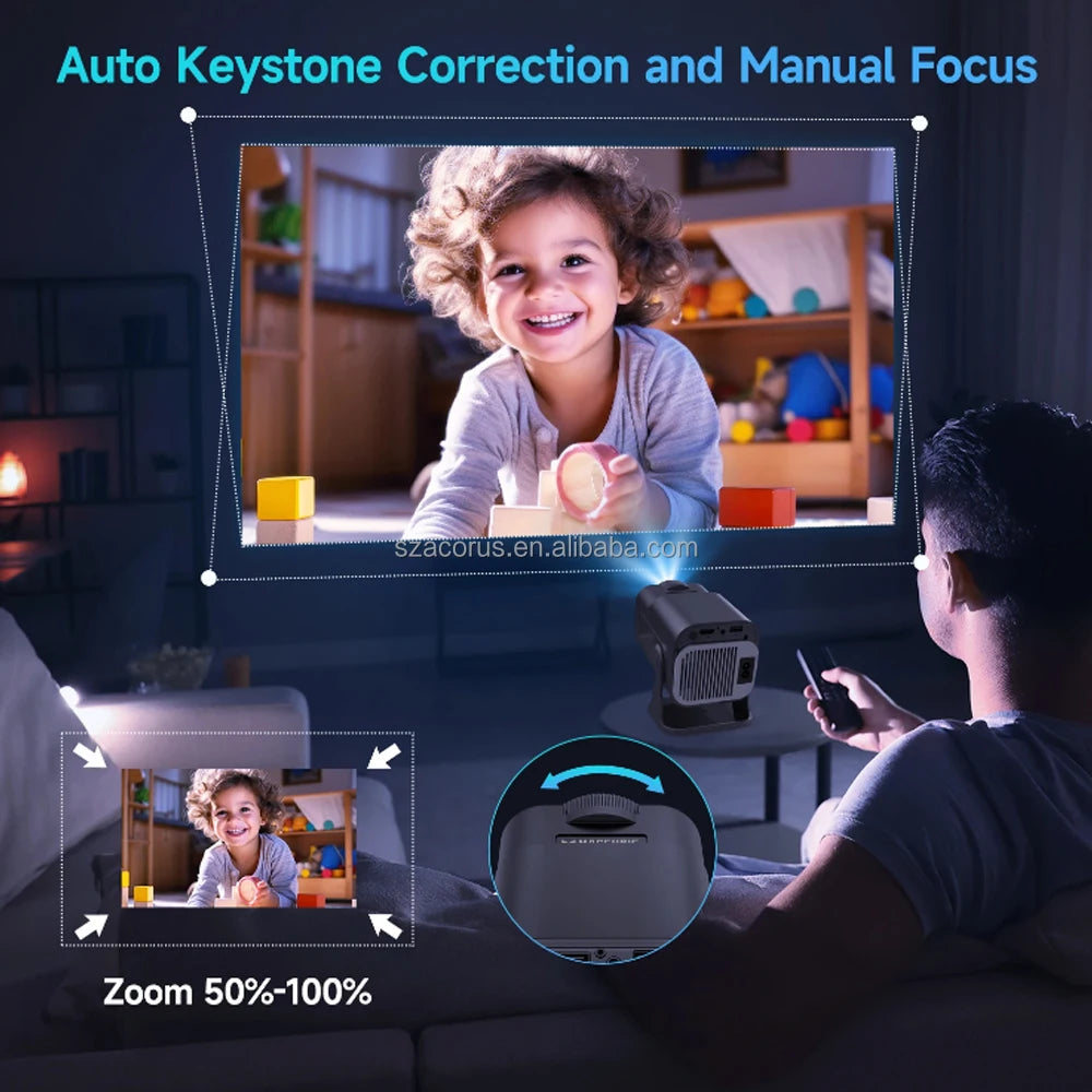 Topleo oem projector full hd portable retro projector 4k video smart home lcd hy320 mini outdoor android projector Tidesmit