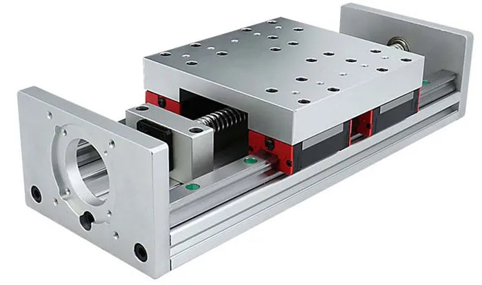 Sliding Table Stage Linear Module With 100mm to 850mm Effective Moving Length + HGR20 Guide Rails + 1605 1610 Ballscrew For CNC
