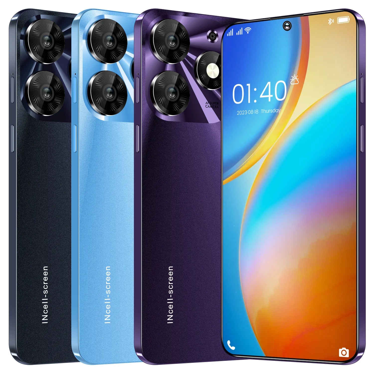 Tidesmit 7.3-inch 5G Android smartphone with dual SIM support for global connectivity and factory direct pricing.