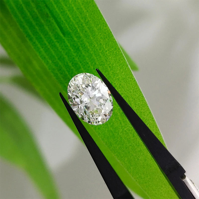 Starsgem Oval Diamante 1ct 2ct 3ct D VS1  VVS2 HPHT CVD IGI Certified Lab Grown Diamond