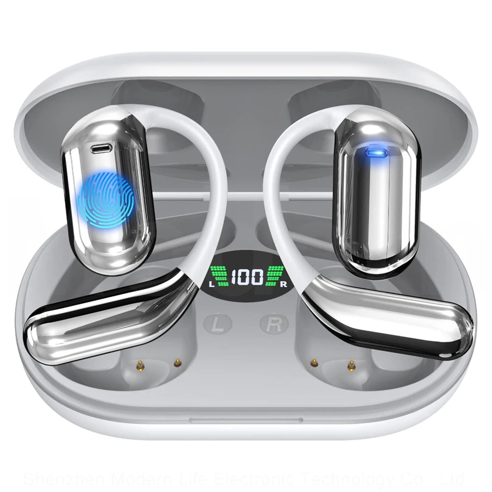 2025 High Quality Earphones YYK-Q16 OWS Open Wireless Ear Hook Sports Earbuds with Noise Cancelling and Panoramic Surround Sound Tidesmit