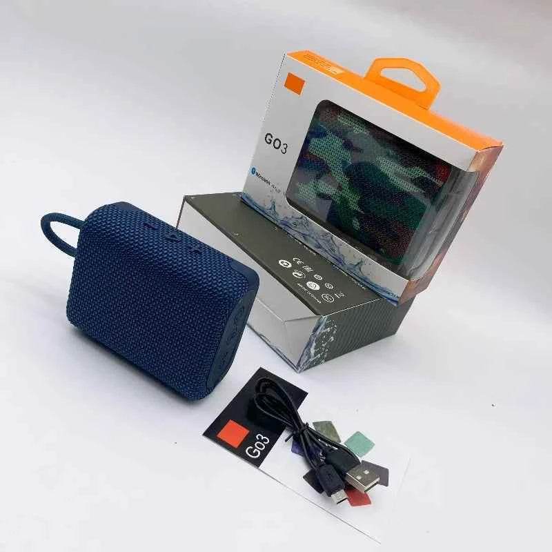 Hot Sale Portable G3 Wireless Mini Speakers Waterproof Outdoor Bass Sound for Bluetooth Sports Party Box LED Airplay DC Plastic Blue My Store