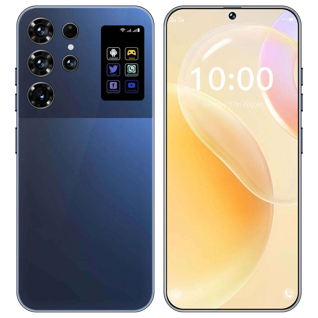 Close up view of S26 Ultra smartphone showing high quality metallic frame buttons and charging port design by Tidesmit