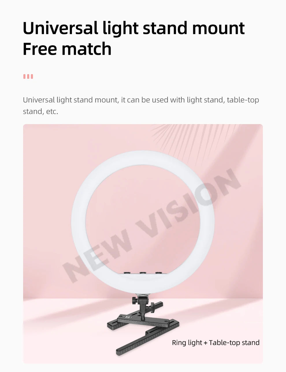 18 Inch LED Ring Light with Remote - Bi-Color Content Creation Kit Tidesmit