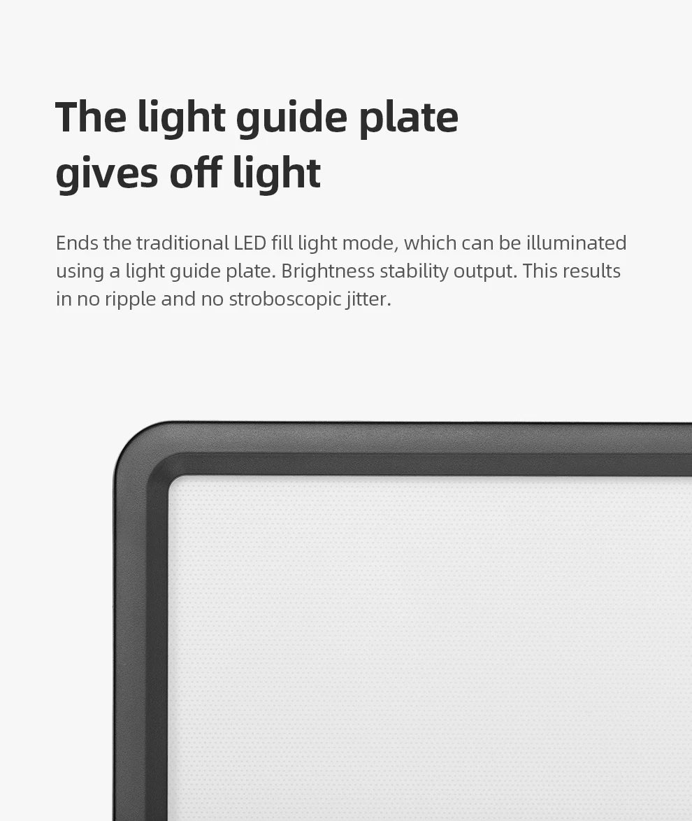 LED Video Light Panel 30W | Adjustable Color Temp Lighting Kit Tidesmit