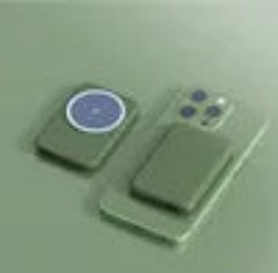 Exquisite Design Mini Power Bank Cellphone Purple 10000mah Wireless Magnetic PowerBank for Mobile Phone Green Tidesmit