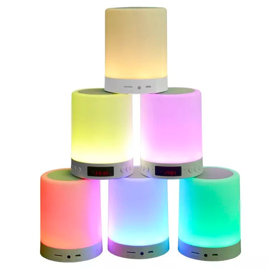 Bluetooth Speaker -AOOLIF Wholesale Price 600mah 3W Smart bluetooth Speaker with Clap on Lights Colorful Touch Lights