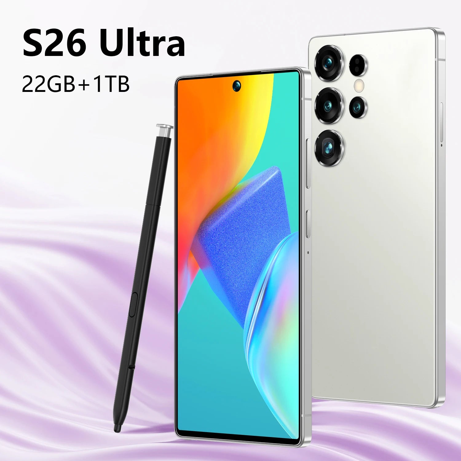 Tidesmit 5G Smartphone, 7.3 Inch AMOLED, 22GB RAM, 1TB Storage Tidesmit