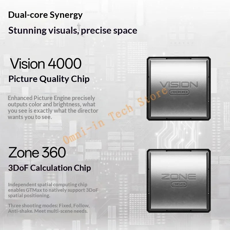 RayNeo GT Max XR Smart Glasses 59 FOV 267-inch Giant Screen Viewing Native 3DoF Dual-Layer Micro-OLED 120Hz