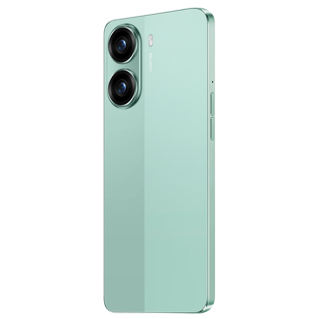 Tidesmit X7 Pro 5G smartphone with 7.3 inch 90Hz display and 7800mAh battery showing side profile in silver