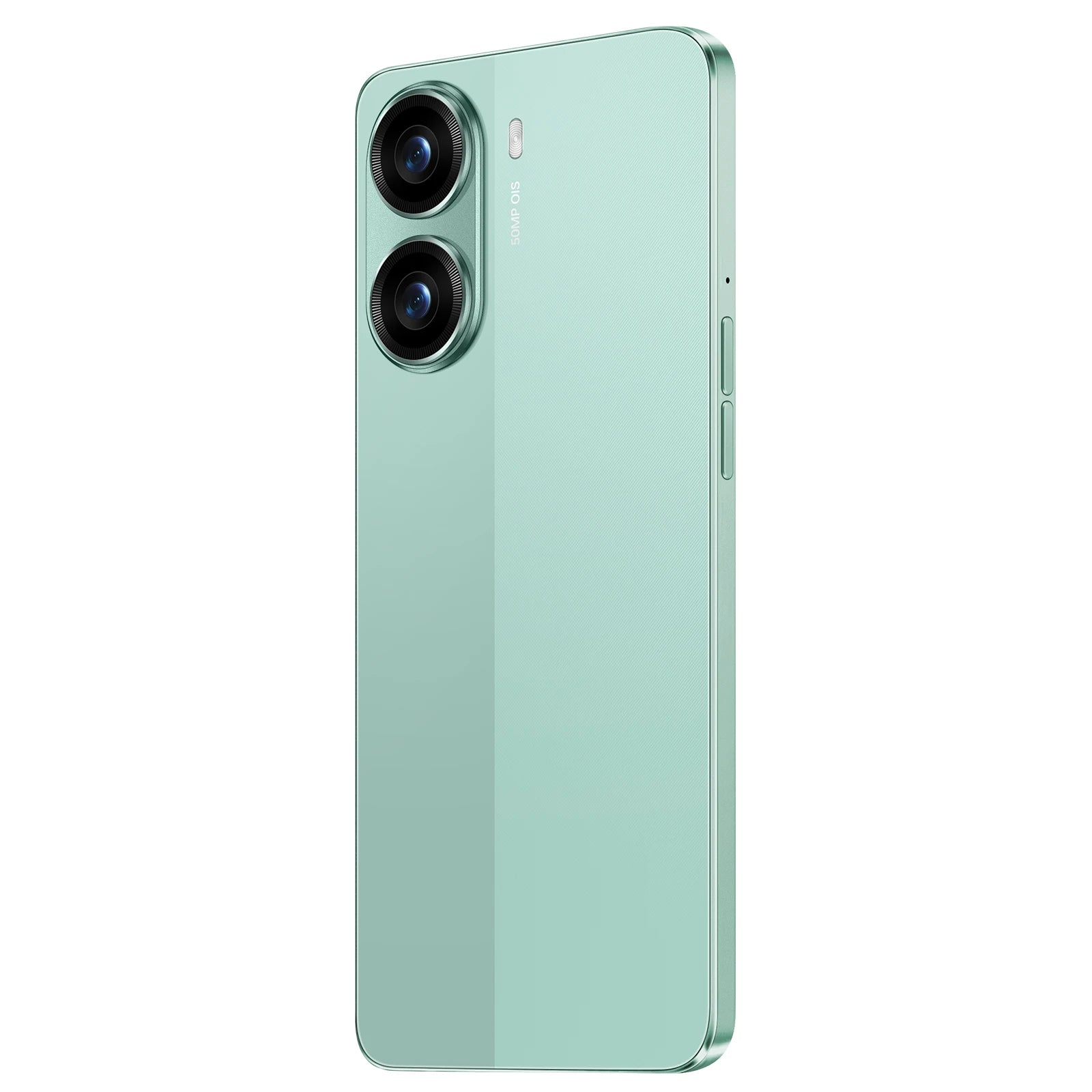 Tidesmit X7 Pro 5G smartphone with 7.3 inch 90Hz display and 7800mAh battery showing side profile in silver