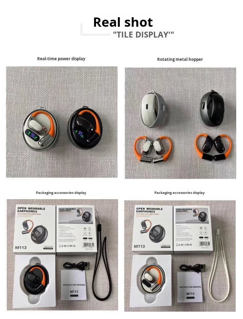 True Wireless Noise Cancelling TWS Earbuds LEDjl Brand's Premium for Bluetooth Earphones & Headphones Tidesmit