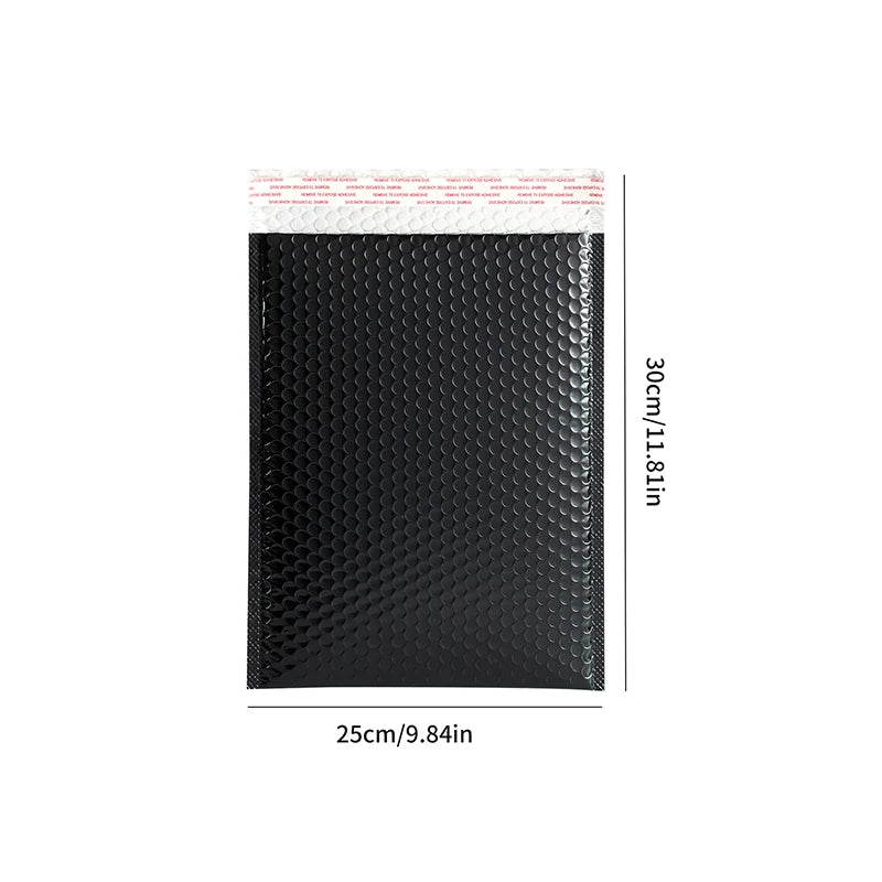 Factory Direct Wholesale Black Poly Bubble Waterproof Shock Resistant Recyclable 4 Mil Thick Jewelry Packaging Bags for Mailer