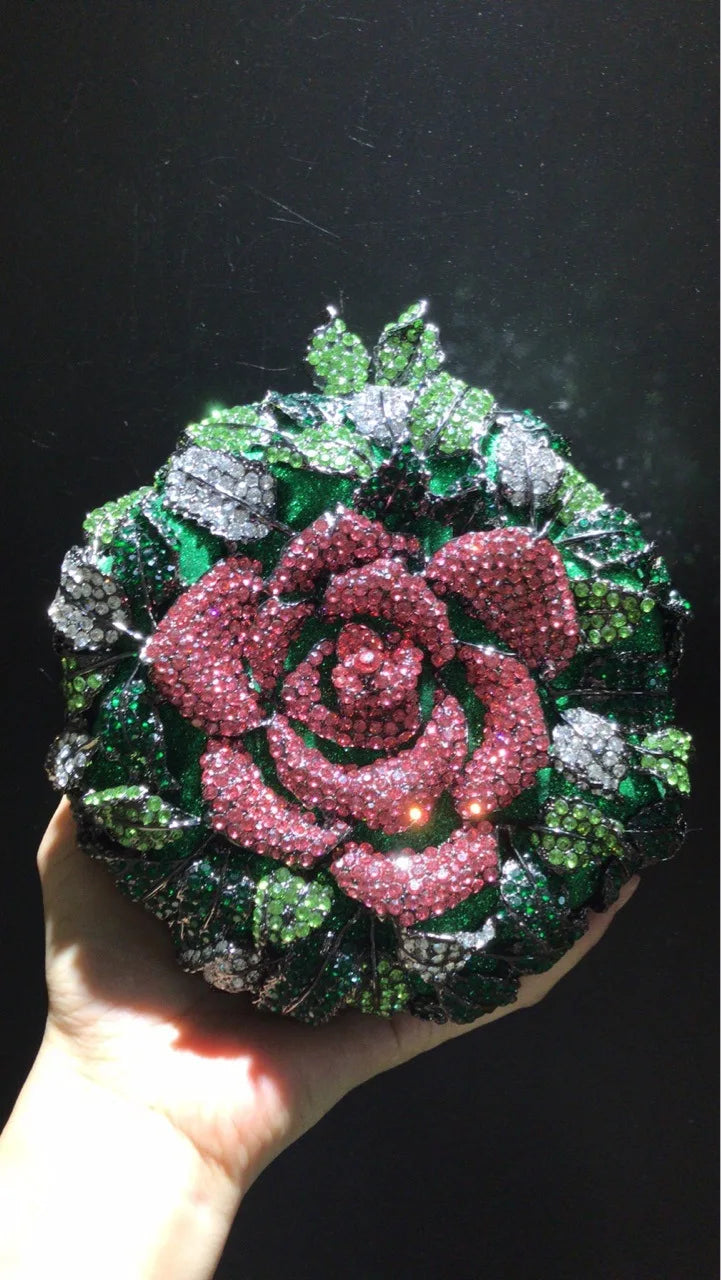 New Product Factory Designer Supplier Women Handbags Flower Luxury Clutch Bag Handbags Wedding Party Evening Bag