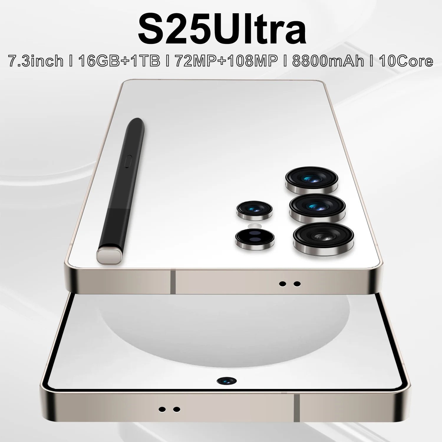 S25 Ultra 5G Smartphone 1TB 16GB RAM 7.3-Inch AMOLED Display Gray Tidesmit