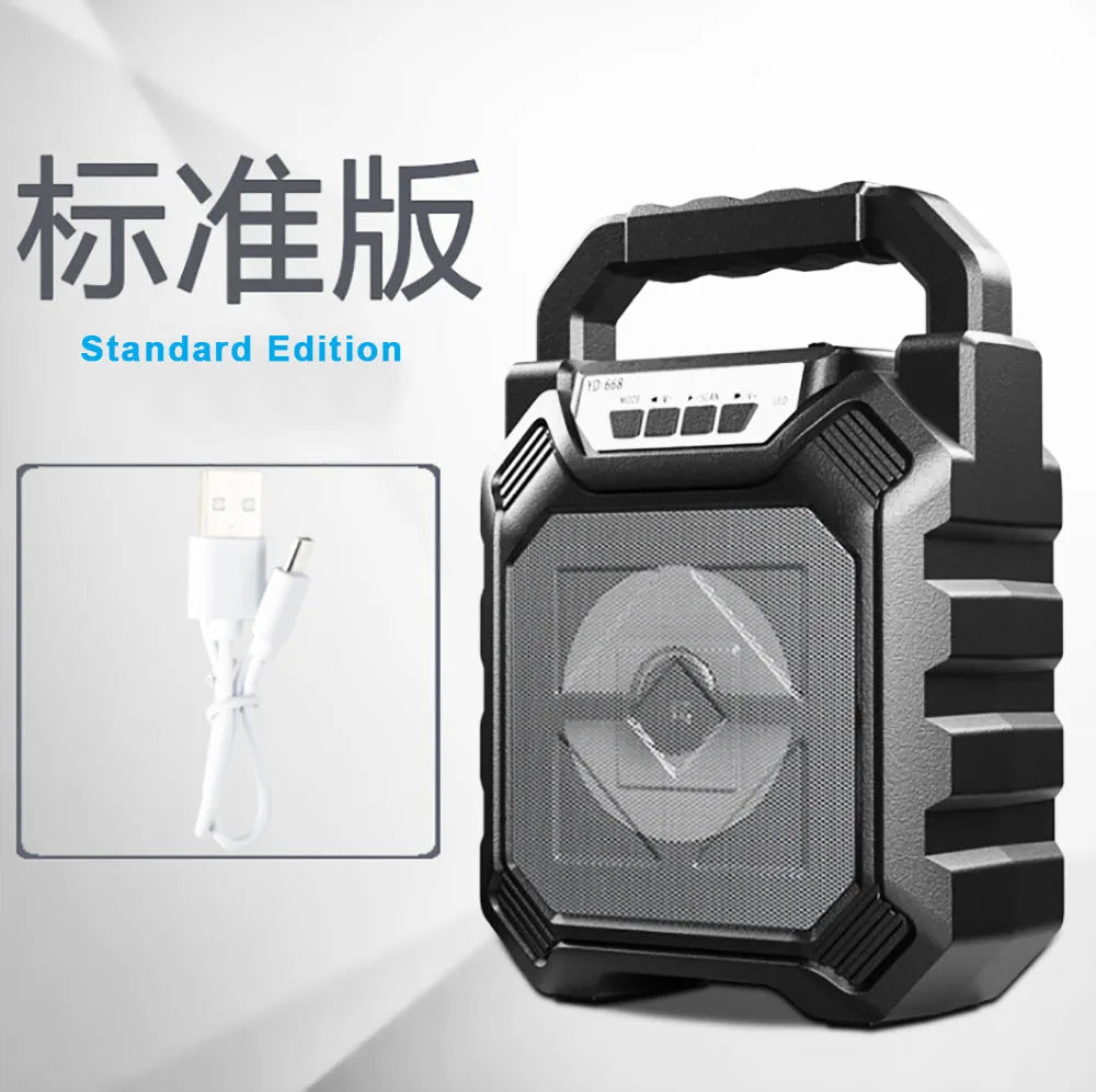 Bluetooth Speaker -GAS-S32 Wireless BT Speaker Portable 9W High Power Output Multimedia FM Radio for Home Official Multi-media