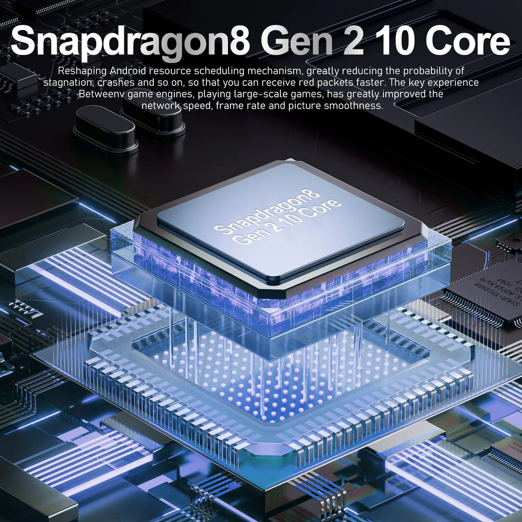 GT10 Pro Android Smart 5G Phone with 16GB RAM & 1TB Storage HighDef Screen - Tidesmit