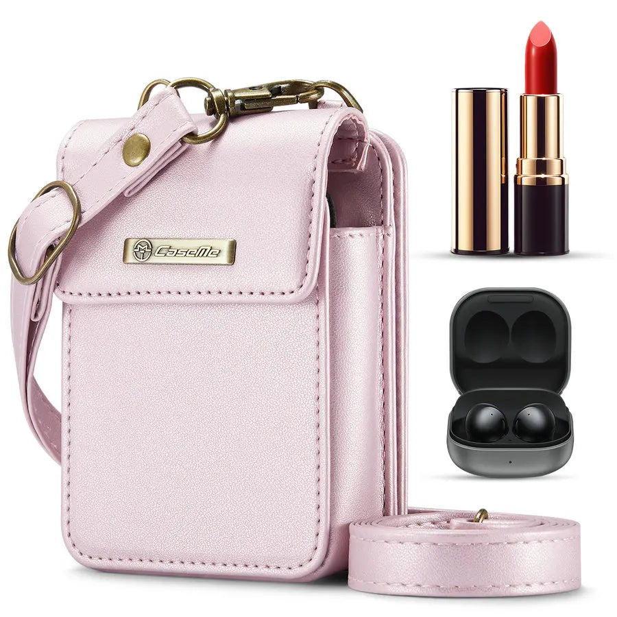 CaseMe Wholesale Custom Mini Zipper Bag Headphone Earbuds Protective Case for Samsung Buds 3 2 FE Universal Earphone Case Bag Pink CaseMe Package Tidesmit