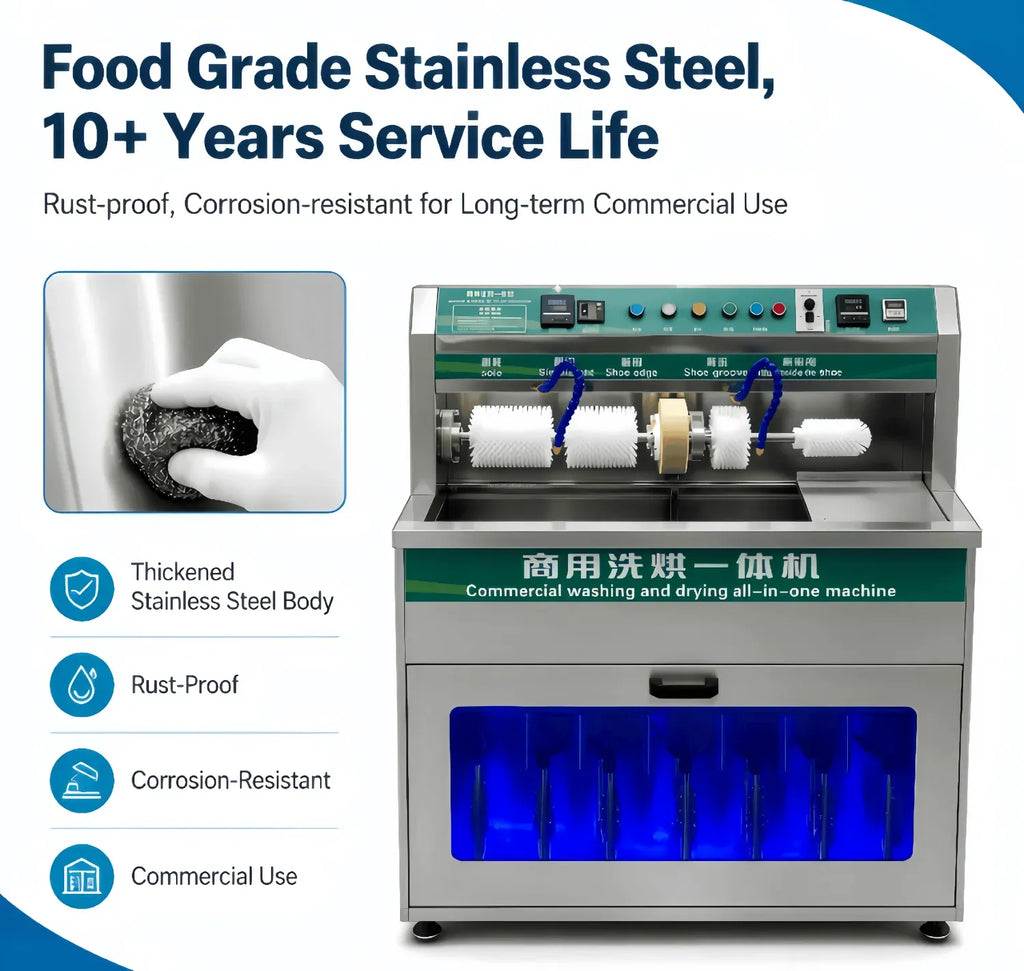 Shoe Washer Dryer Industrial Strength Commercial Use