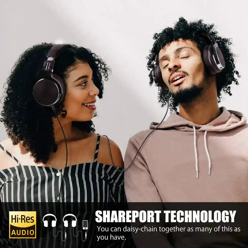 Studio Monitor Over-Ear Headphones - Foldable Pro Audio Tidesmit Tidesmit