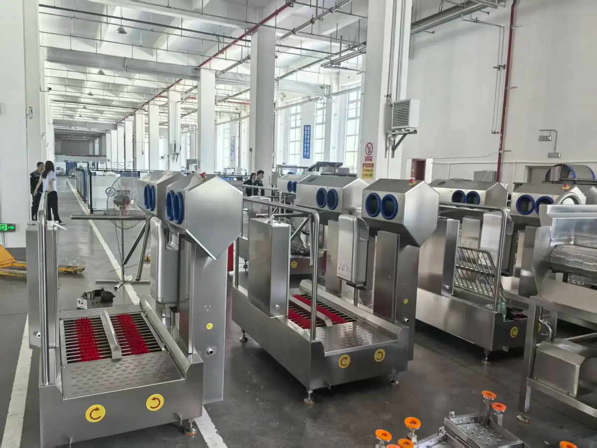 Automatic Boot Washing Machine with Access Control