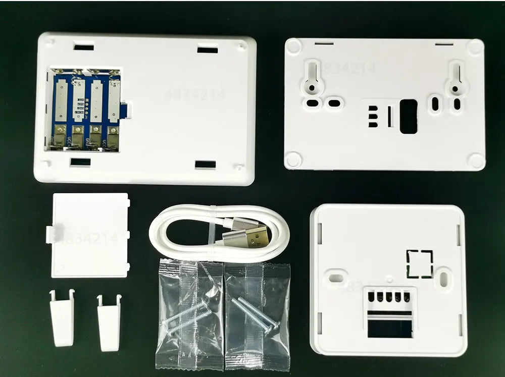 Wireless WIFI RF Thermostat 6 Sub-Chamber Hub Controller Central for Heat Mat/Underfloor Heating/Thermostatic Valves/Gas Boiler