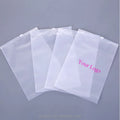 Rapid Production Custom Printing Resealable Frosted PE Plastic Bag Clothing Packaging Frosted Slider Zipper Bag With Your Logo