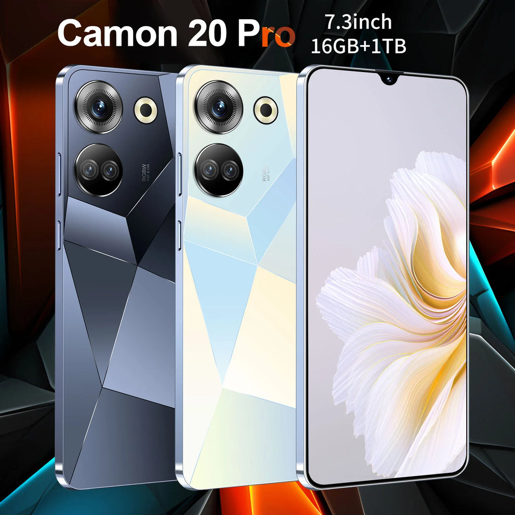 Tecno Camon 20 Pro 5G Smartphone, 16GB RAM, 1TB Storage - Unlocked Mobile Tidesmit