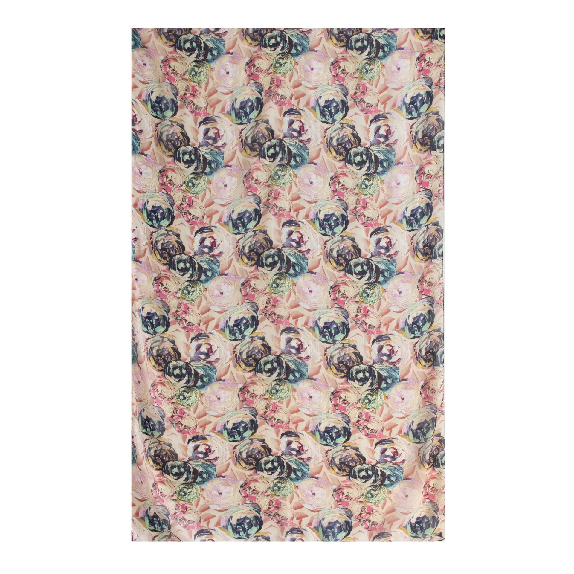 Carefully Selected Hangzhou Silk Scarf Women Long Mulberry Silk Shawl Ink-wash Peony Print Vintage Style Premium Feel Spring