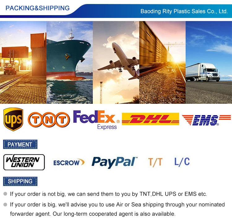 Shipping and payment logos banner with carriers and payment methods