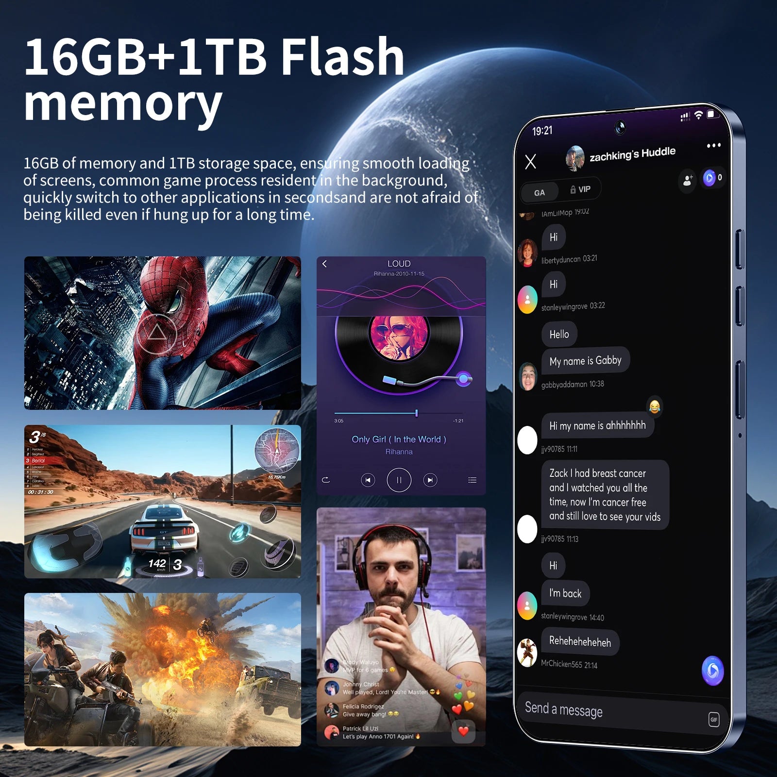 S26 Ultra 5G Android 14 smartphone with 7.3-inch HD screen and 108MP camera, 16GB RAM and 1TB storage view 11