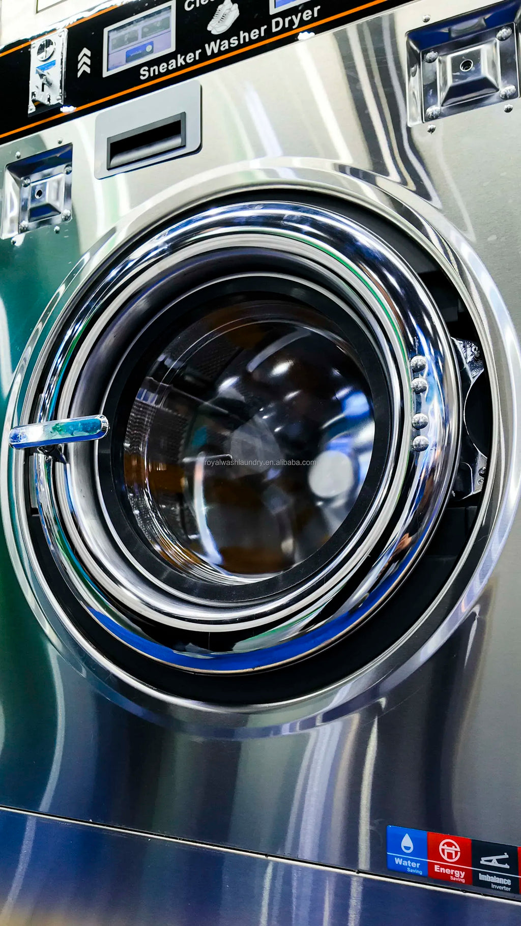 Commercial Shoe Washer Dryer Combo with Stainless Steel Touch Screen