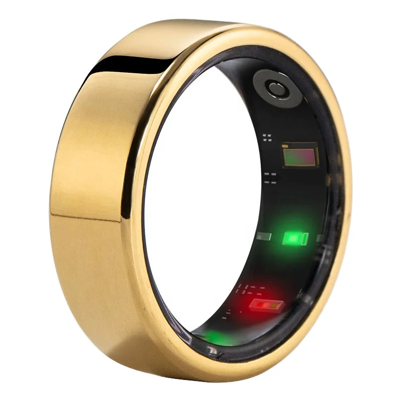 Heart Rate Monitor Smart Ring with Sleep and Fitness Tracking IOS and Android APP Control Tidesmit