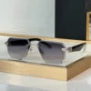 Luxury Designer Sunglasses for Men Universal Fashion Metal Square Vintage Premium Eyeglasses Business Reusable Polarized