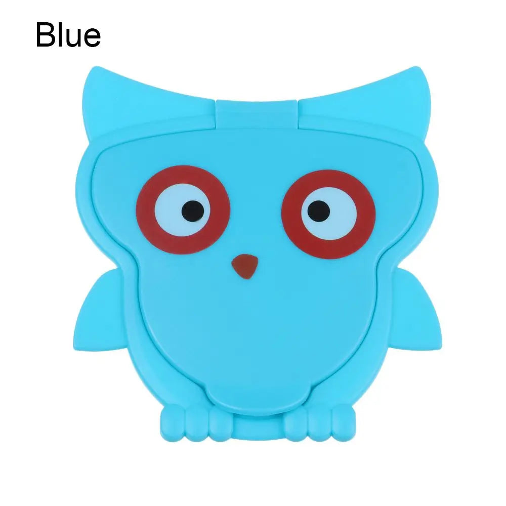 1Pcs Useful Self-Adhesive Cartoon Cute Owl Baby Wet Wipes Lid Portable Child wipe Tissues Reusable Paper Cover