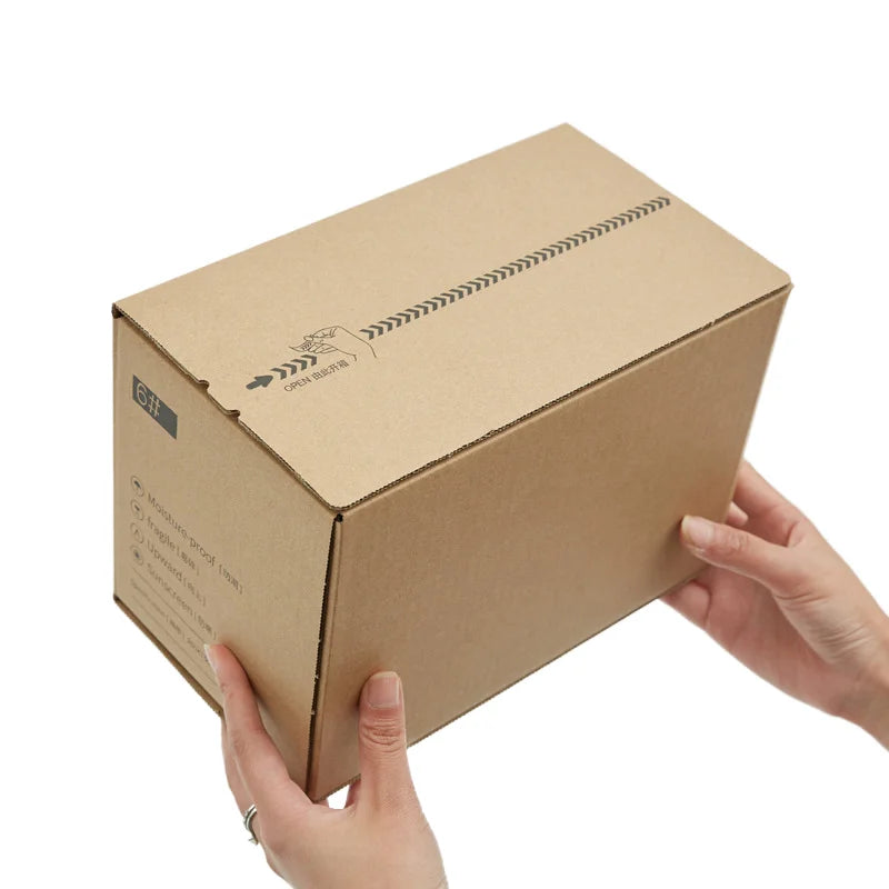 Custom Cardboard Mailing Zipper Boxes Processing Zipper Paper Boxes Die-cut Printing Gift Express Boxes