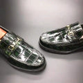 Trendy Custom Color Luxury Shoes Loafers Men Crocodile Leather Slip-on Casual Loafers Handmade Alligator Skin Men's Dress Shoes