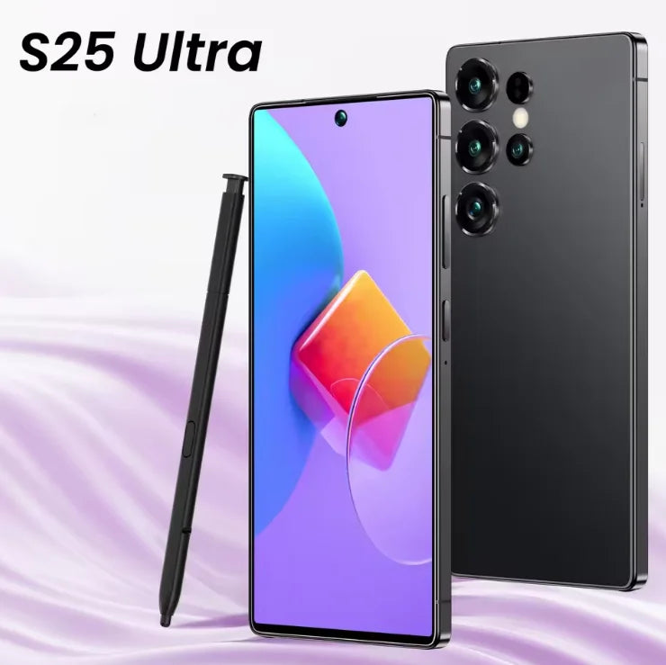 High Quality S25 Ultra Smart Phone Global 5G WIFI 22+1TB Clear Camera S-Pen Large Storage Fast Speed HD 108MP Long Standby - Tidesmit