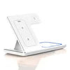 Wholesale Portable 3 in 1 Multifunction Fast Wireless Charging Stand 15w Phone 3 in 1 Foldable Wireless Charger Type C White Tidesmit