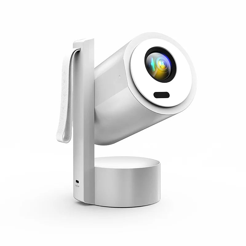 2025 R3P Portable Mini Projector 4K Full HD Smart Proyector 250 ANSI Lumen Home Theater Beamer Projector Built-in Battery Tidesmit