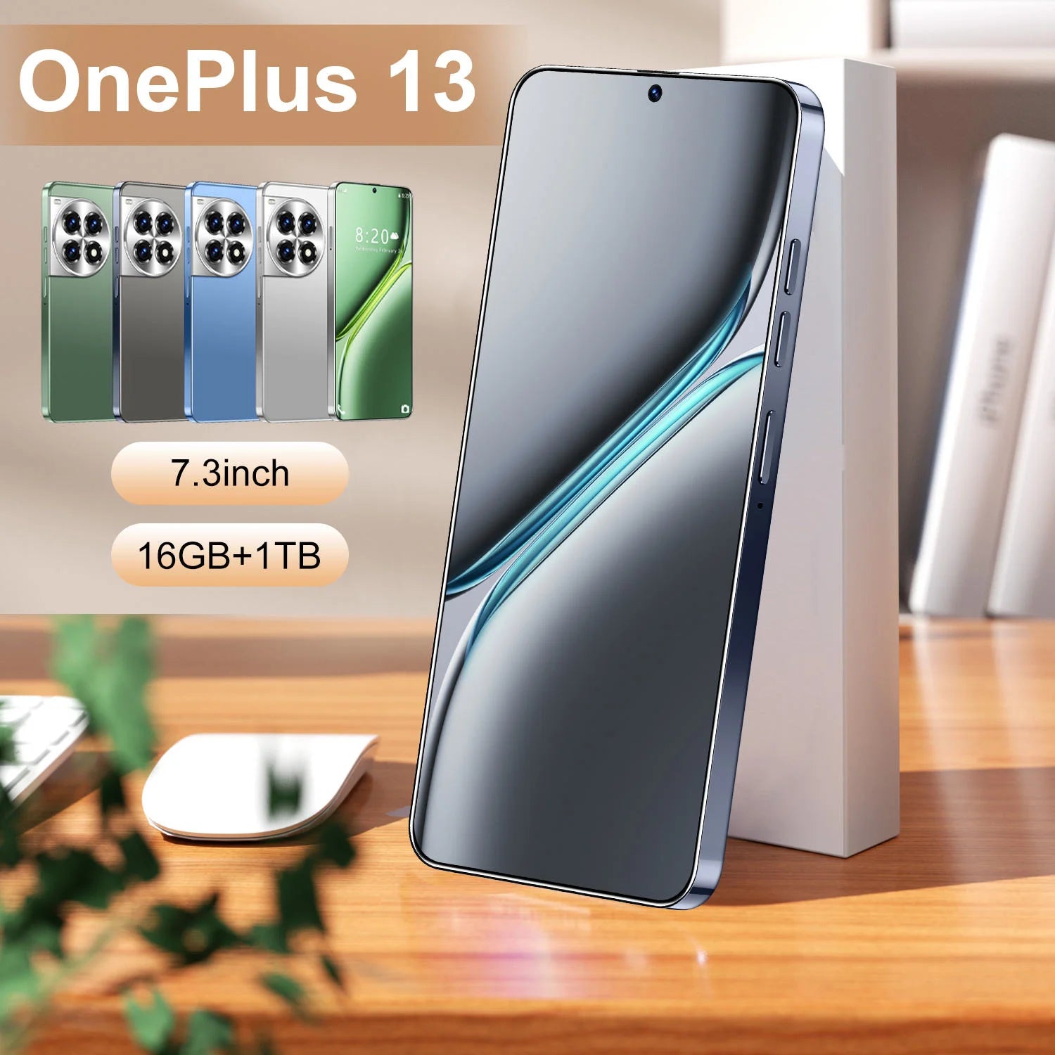 OnePlus 13 5G Smartphone 16GB RAM 1TB Storage - Gray Tidesmit