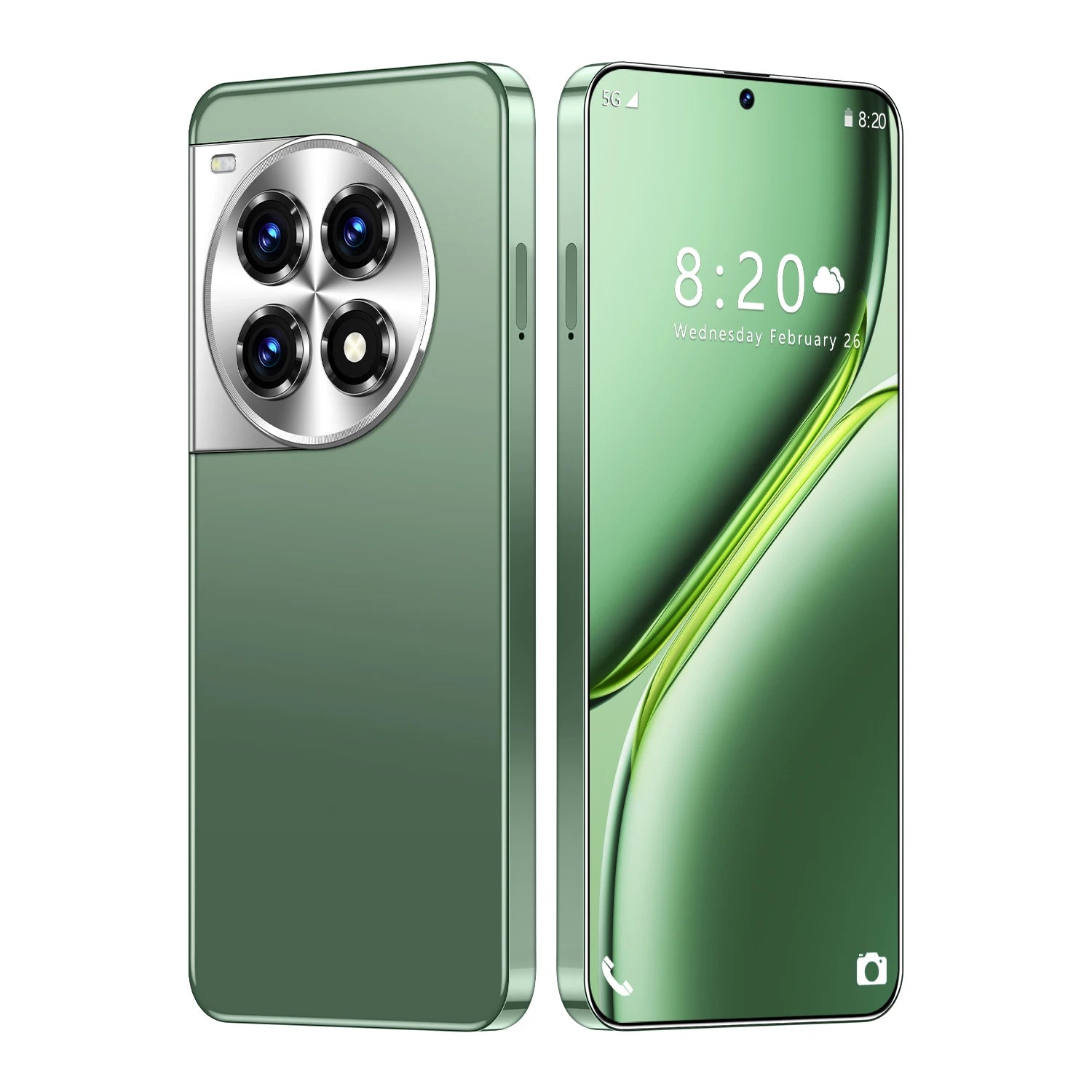 OnePlus 12 5G Smartphone 1TB 16GB RAM AMOLED Display Blue Green 16g 1TB Tidesmit