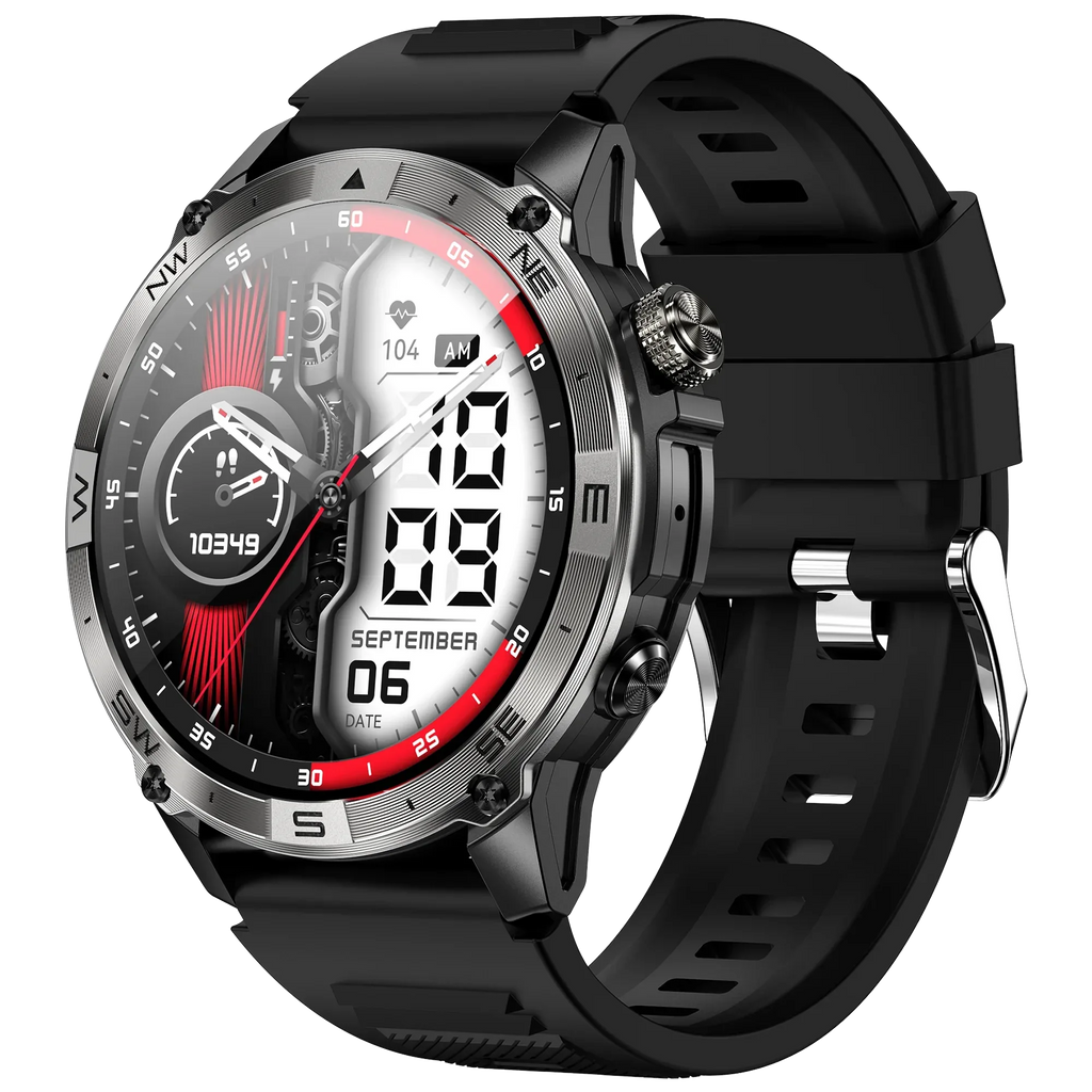 VALDUS 1.43 Inch AMOLED Round Screen Waterproof IP68 Bluetooth Call Smartwatch NFC GPS Heart Rate Monitor VG40 PRO Smart Watch - Tidesmit