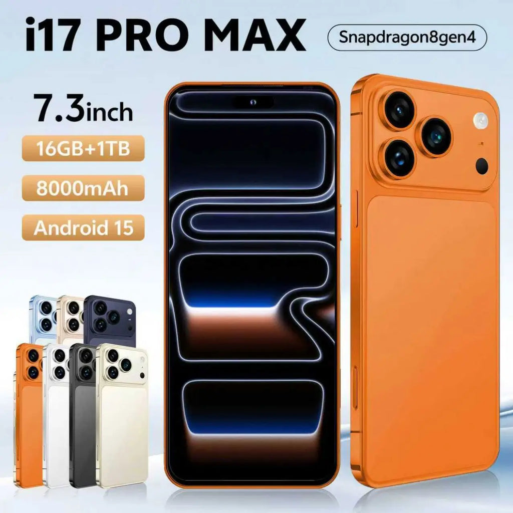 Tidesmit 5G Smartphone: 16GB RAM, 1TB Storage, Unlocked Dual SIM Gold Tidesmit