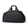 Black Mark Ryden water-resistant travel gym duffel bag with shoe compartment, side zipper, and reinforced handles.