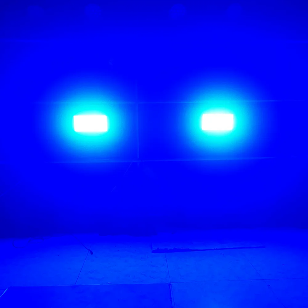 2PCS  200W LED Strobe Light Super Bright RGBW 4in1 48 Partition White 8000K DMX  Dj Wash Bar Strobe Stage Lighting Effects