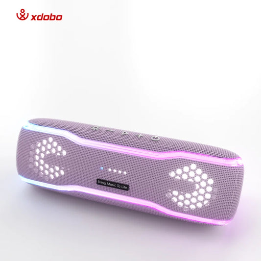 Bluetooth Speaker -Xdobo Mini Blue Tooth 30 w Waterproof Ipx 7 Bt 5.3 Wireless Speaker with Rgb Light