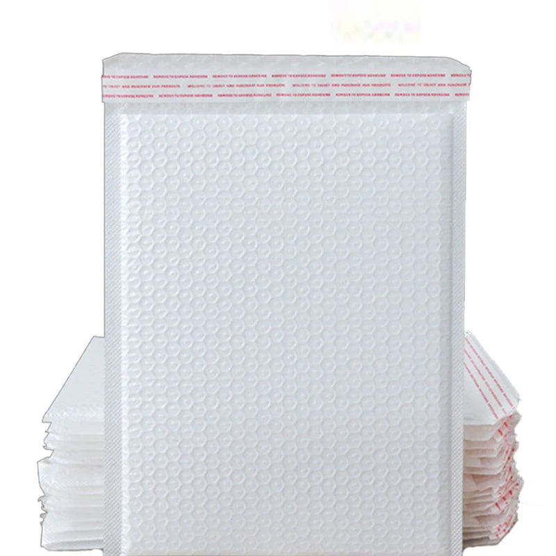 Custom Poly Bubble Mailers Air Padded Courier Delivery Bags for Craft Stickers Candle Gift Shipping Packaging