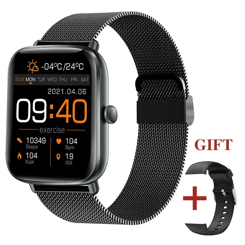 Ce Rohs Relojes Intelligent Sport Smartwatch Waterproof Android Fitness Tracker Fashion Full Touch Screen Best Smart Watch 2022 - Tidesmit